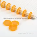 1 Inch Discbound Expansion Transparent Orange Discs